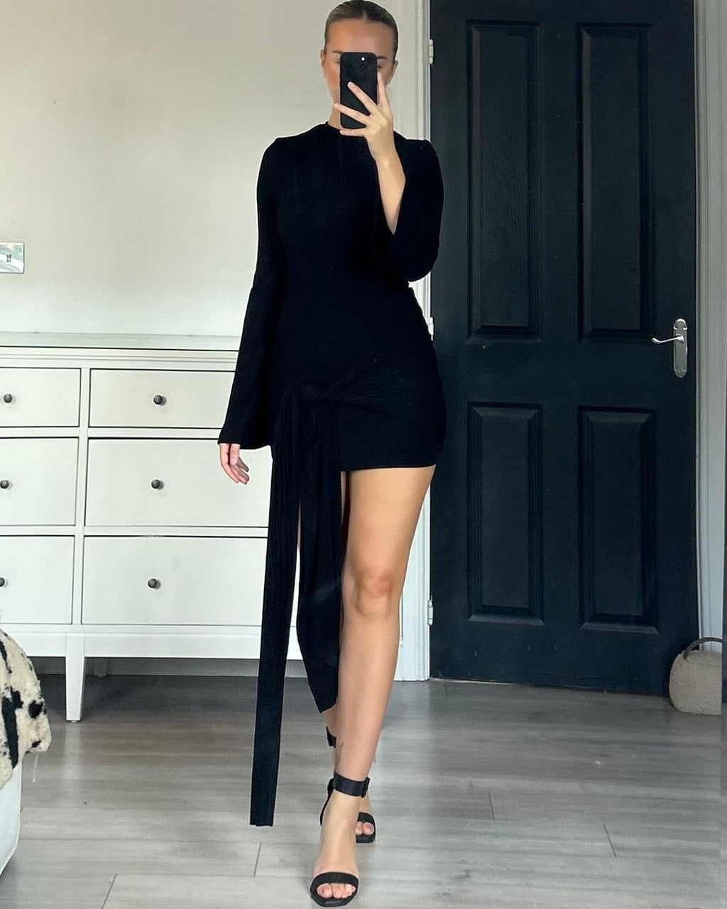 Natasha Side Tie Mini Dress